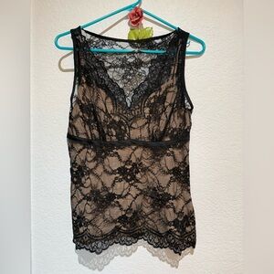 LOFT Black Lace Chemise